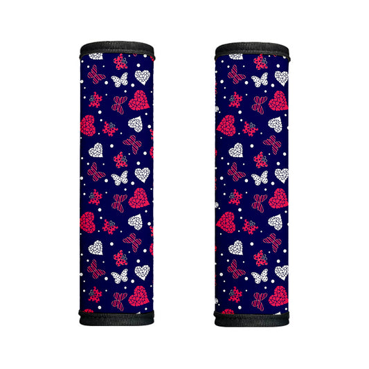 Girly Heart And Butterfly Pattern Print Handle Covers