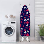 Girly Heart And Butterfly Pattern Print Ironing Board Cover
