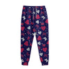 Girly Heart And Butterfly Pattern Print Sweatpants