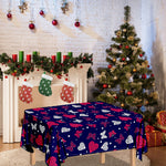 Girly Heart And Butterfly Pattern Print Tablecloth