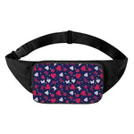 Girly Heart And Butterfly Pattern Print Waist Bag
