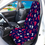 Girly Heart And Butterfly Pattern Print Waterproof Car Seat Cover