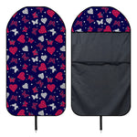 Girly Heart And Butterfly Pattern Print Waterproof Car Seat Cover