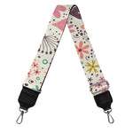Girly Heart And Flower Pattern Print Bag Strap