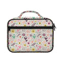 Girly Heart And Flower Pattern Print Briefcase Bible Bag