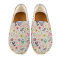 Girly Heart And Flower Pattern Print Casual Shoes