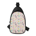 Girly Heart And Flower Pattern Print Sling Bag