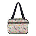 Girly Heart And Flower Pattern Print Double Strap Bible Bag