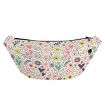 Girly Heart And Flower Pattern Print Fanny Pack