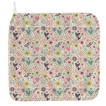 Girly Heart And Flower Pattern Print Hand Towel
