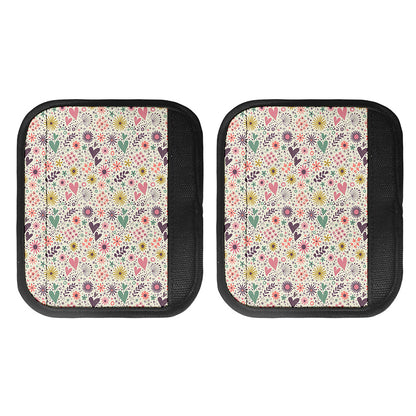 Girly Heart And Flower Pattern Print Handle Covers