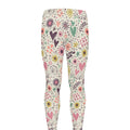 Girly Heart And Flower Pattern Print Men's Leggings