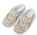 Girly Heart And Flower Pattern Print Mesh Casual Shoes