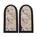 Girly Heart And Flower Pattern Print Skillet Handle Cover