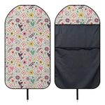 Girly Heart And Flower Pattern Print Waterproof Car Seat Cover