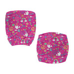 Girly Peace Sign And Love Pattern Print Office Chair Cover