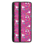 Girly Peace Sign And Love Pattern Print Refrigerator Handle Covers