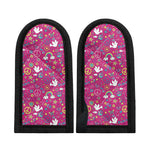 Girly Peace Sign And Love Pattern Print Skillet Handle Cover