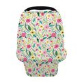 Girly Spring Flower Pattern Print Baby Seat Cover