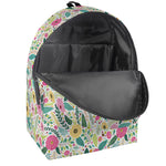 Girly Spring Flower Pattern Print Backpack