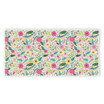 Girly Spring Flower Pattern Print Beach Towel