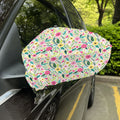 Girly Spring Flower Pattern Print Car Side Mirror Covers