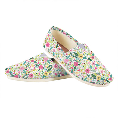 Girly Spring Flower Pattern Print Casual Shoes