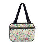 Girly Spring Flower Pattern Print Double Strap Bible Bag