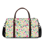 Girly Spring Flower Pattern Print Duffle Bag