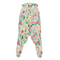 Girly Spring Flower Pattern Print Hammer Pants