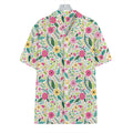 Girly Spring Flower Pattern Print Hawaiian Shirt