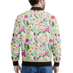 Girly Spring Flower Pattern Print Men's Bomber Jacket