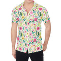 Girly Spring Flower Pattern Print Men's Shirt