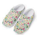 Girly Spring Flower Pattern Print Mesh Casual Shoes
