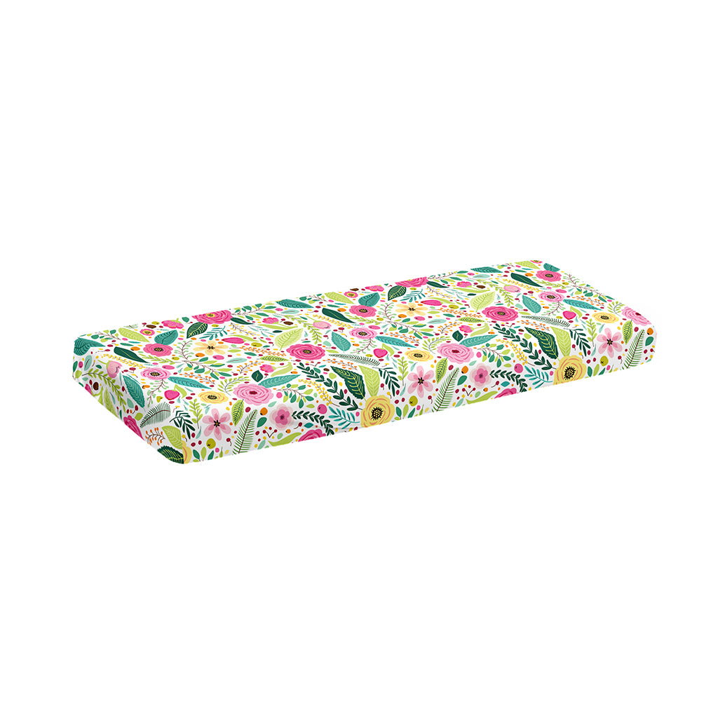 Girly Spring Flower Pattern Print Piano Keyboard Cover