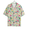 Girly Spring Flower Pattern Print Rayon Hawaiian Shirt