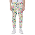 Girly Spring Flower Pattern Print Joggers