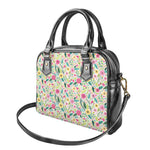 Girly Spring Flower Pattern Print Shoulder Handbag