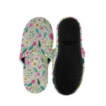 Girly Spring Flower Pattern Print Slippers