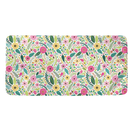Girly Spring Flower Pattern Print Towel