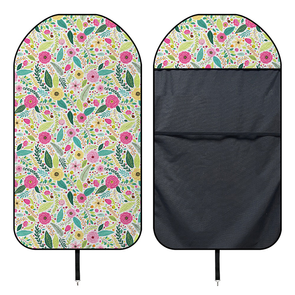 Girly Spring Flower Pattern Print Waterproof Car Seat Cover