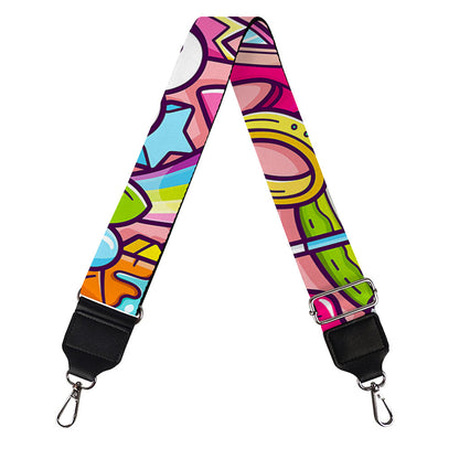 Girly Unicorn Cartoon Pattern Print Bag Strap