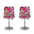 Girly Unicorn Cartoon Pattern Print Bar Stool Covers