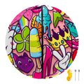Girly Unicorn Cartoon Pattern Print Basketball