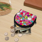 Girly Unicorn Cartoon Pattern Print Coin Purse