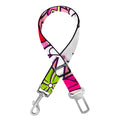Girly Unicorn Cartoon Pattern Print Dog Seat Belt
