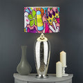 Girly Unicorn Cartoon Pattern Print Drum Lamp Shade