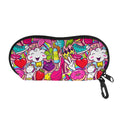 Girly Unicorn Cartoon Pattern Print Glasses Case