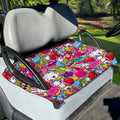 Girly Unicorn Cartoon Pattern Print Golf Cart Seat Cover