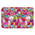 Girly Unicorn Cartoon Pattern Print Indoor Door Mat